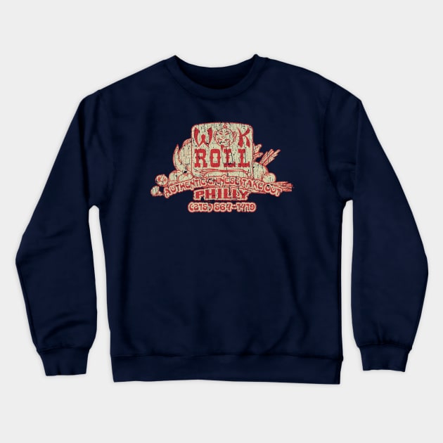 Wok and Roll Chinese Take Out 1986 Crewneck Sweatshirt by JCD666